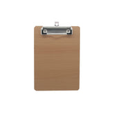 A5 Clip Board made of wood with a metal clip for easy note-taking and organization.